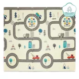 Fillikid játszószõnyeg szivacs Utca 180x200cm dobozban 2212-BOX01