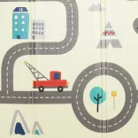 Fillikid játszószõnyeg szivacs Utca 180x200cm dobozban 2212-BOX01