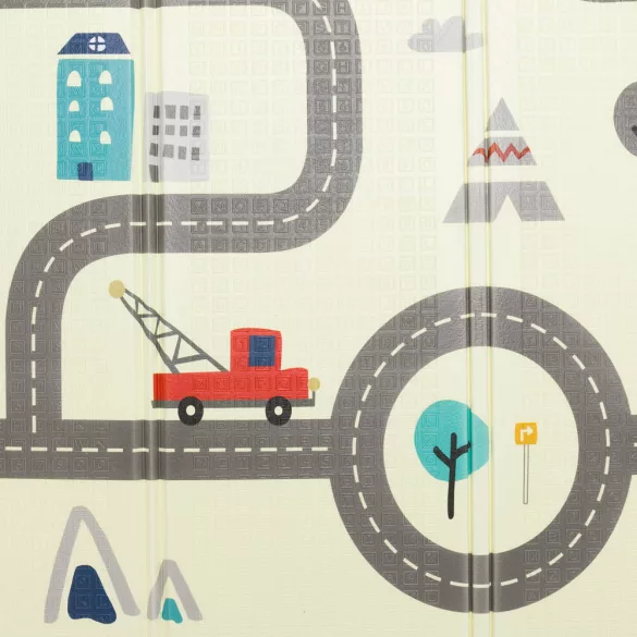 Fillikid játszószõnyeg szivacs Utca 180x200cm dobozban 2212-BOX01