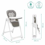 Fillikid etetõszék Oskar szürke YY11-07