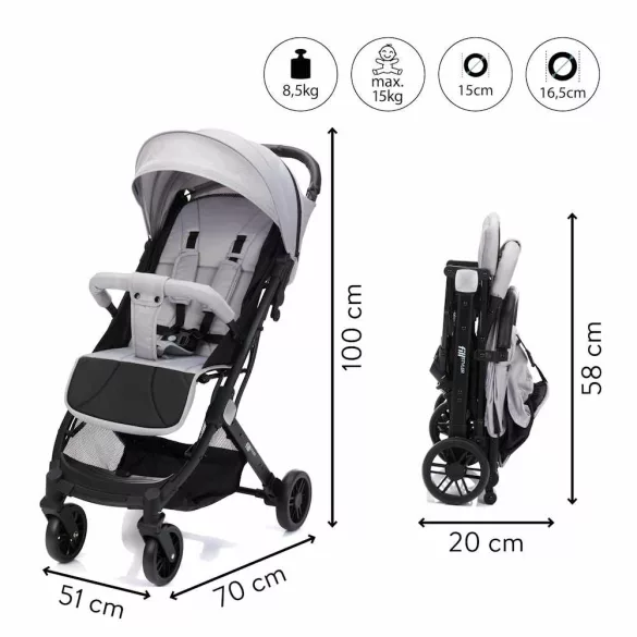 Fill sportbabakocsi Styler szürke AS700-07