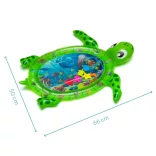 Fillikid játszószõnyeg interaktív Teknõs felfújható és vízzel tölthetõ zöld XG-G02