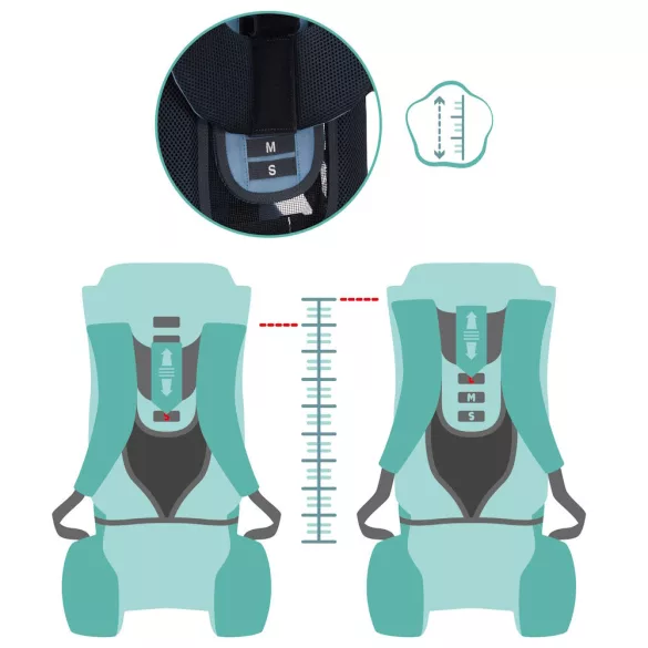 Fillikid háti hordozó - hátizsákkal frost kék 18005