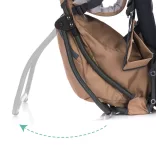 Fillikid háti hordozó - hátizsákkal dessert bézs 18006