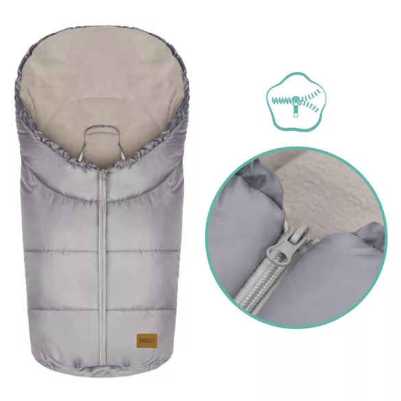 Fillikid bundazsák hordozóba Eco small  szürke 1219-37