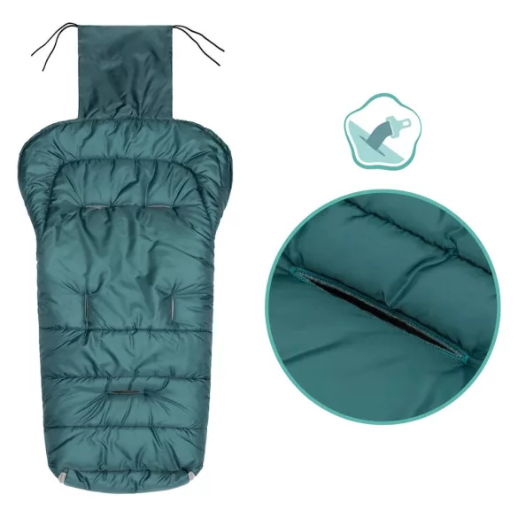 Fillikid bundazsák babakocsiba Eco big 1220-34 smaragd