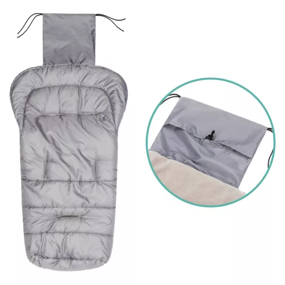 Fillikid bundazsák babakocsiba Eco big 1220-37 ezüst