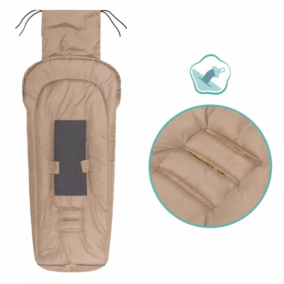 Fillikid bundazsák babakocsiba Peak Desert Taupe FM1610-19