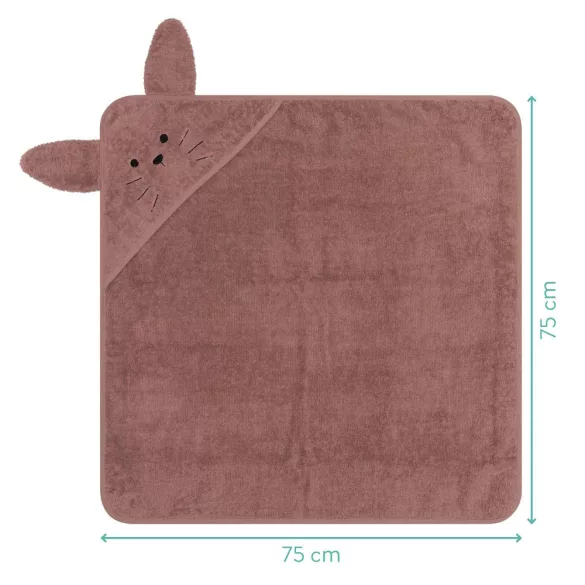 Fillikid fürdõlepedõ 75x75cm nyuszi rózsaszín 1033-42