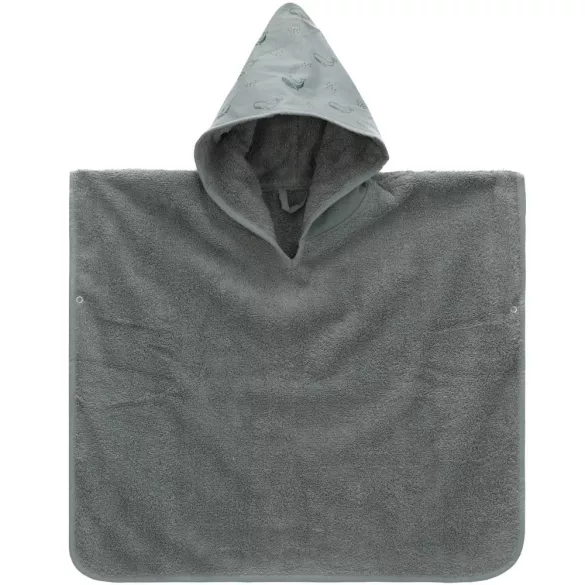 Fillikid poncsó frottír 59x54cm bálna 1036-44
