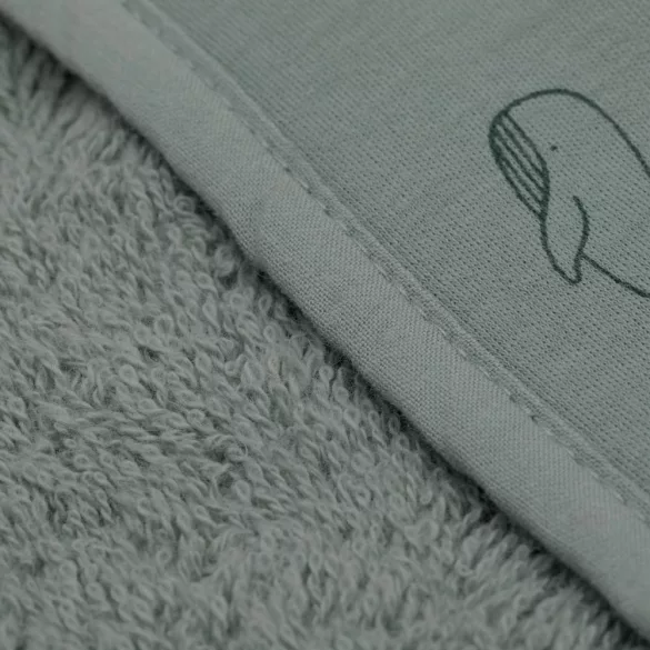 Fillikid poncsó frottír 59x54cm bálna 1036-44