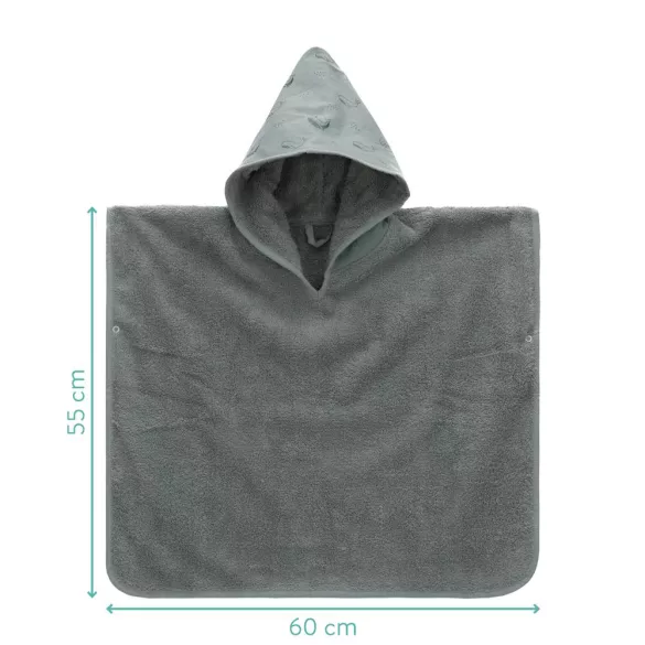 Fillikid poncsó frottír 59x54cm bálna 1036-44