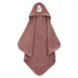 Fillikid kapucnis törölközõ 75x75 nyuszi rózsaszín 1032-52