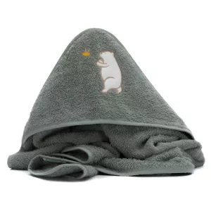 Fillikid kapucnis törölközõ 75x75 maci zöld 1032-54