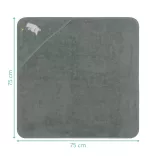 Fillikid kapucnis törölközõ 75x75 maci zöld 1032-54