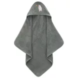 Fillikid kapucnis törölközõ 75x75 maci zöld 1032-54