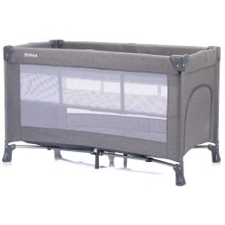 Fillikid utazóágy Milano 120x60cm szürke 4067-17