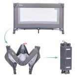 Fillikid utazóágy Milano 120x60cm szürke 4067-17