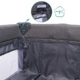 Fillikid utazóágy Milano 120x60cm szürke 4067-17