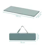 Fillikid utazóágy Valencia 120x60cm zöld 4066-04