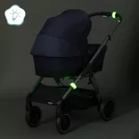 Fillikid csattanó szalag LED babakocsihoz sárga 599-08