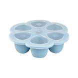Béaba Szilikon multifunkciós bébiétel tároló - 6 x 90 ml - Viharkék