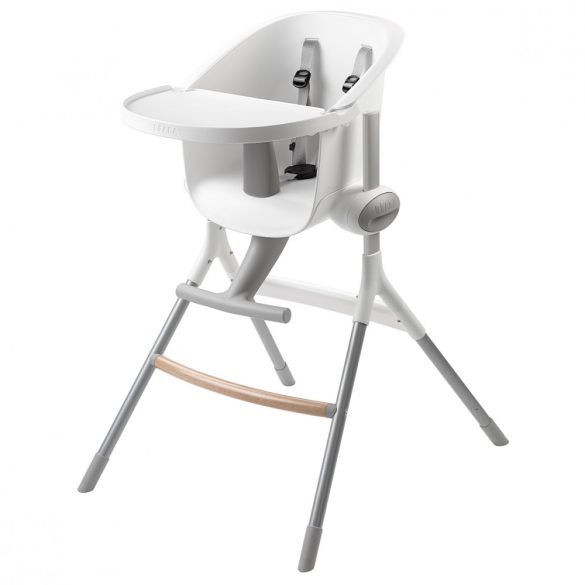 Béaba Up & Down Magas Etetőszék- Szürke - Fehér