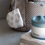 BéabaRozsdamentes acél Tároló doboz - 500 ml - Halvány köd - Kék - Fehér