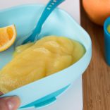 Béaba Szilikon öntapadó tányér - Világoskék