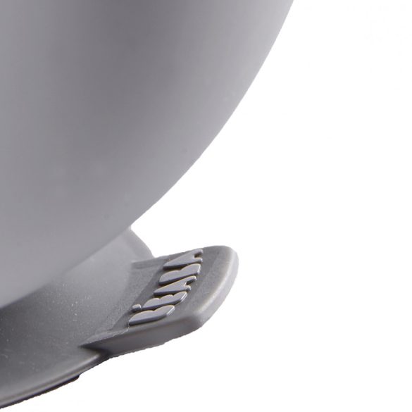 Szilikon öntapadó mélytányér - Szürke