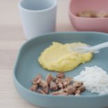 Béaba Szilikon étkező szett - 4 db - Eukaliptusz