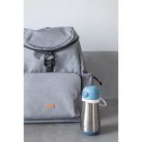 Béaba Rozsdamentes Acél Kulacs  Fogantyúval - 350 ml - Viharkék