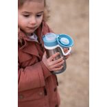 Béaba Rozsdamentes Acél Kulacs  Fogantyúval - 350 ml - Viharkék