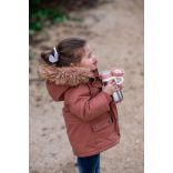 Béaba Rozsdamentes Acél Kulacs Fogantyúval - 350 ml - Sötét rózsaszín