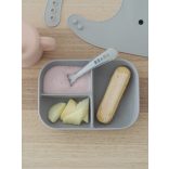 Béaba Szilikon tanuló étkészlet + pohár - Rózsaszín