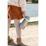 Béaba Rozsdamentes Acél Kulacs Fogantyúval - 350 ml - Zsályazöld