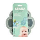 Béaba Szilikon multifunkciós bébiétel tároló - 6 x 150 ml - Zsálya zöld