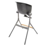 Béaba Up & Down Magas Etetőszék - Sötétszürke