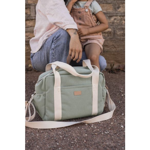 Paris Pelenkázó táska - Zsályazöld