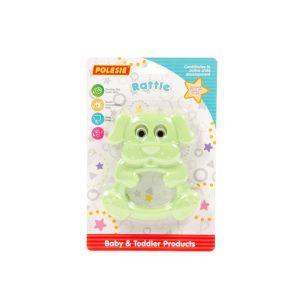 POLESIE műanyag csörgő KUTYA