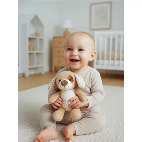 Baby Mix plüss játék Kutya-Barna