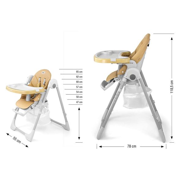 Milly Mally Bueno etetőszék-Beige