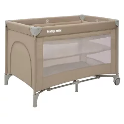 Baby Mix Grow kétszintes utazóágy-Beige