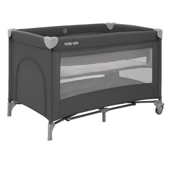 Baby Mix Grow kétszintes utazóágy-Grey