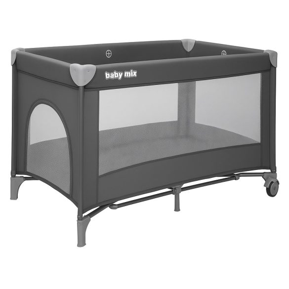 Baby mix utazóágy Simple-Szürke
