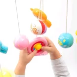 Baby Mix zenélő forgó  éjszakai fénnyel-Szürke