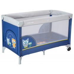 Baby mix utazóágy Bagoly egyszintes - Sötétkék