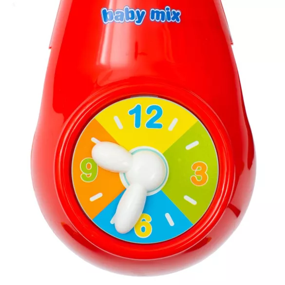 Baby Mix zenélő forgó  éjszakai fénnyel-Piros