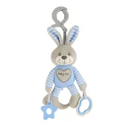 Baby Mix plüss zenélő játék Nyúl-Kék
