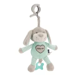 Baby Mix plüss zenélő játék Kutya-Menta